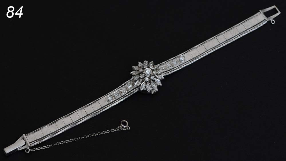 14k White Gold Bulova