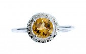 14K WHITE GOLD DIAMOND & 0.80C