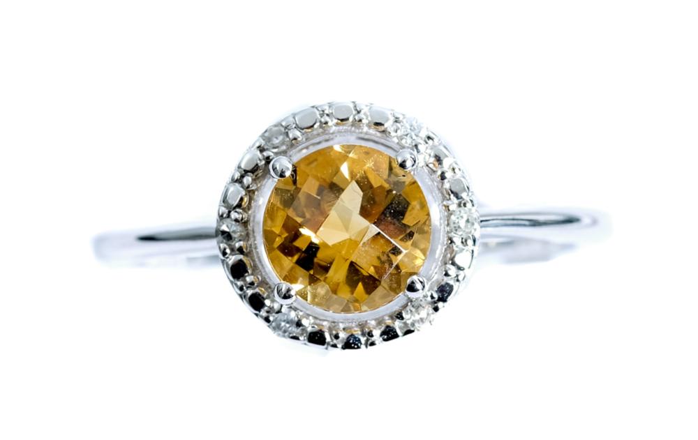 14K WHITE GOLD DIAMOND & 0.80CT