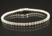 14K WHITE GOLD DIAMOND TENNIS