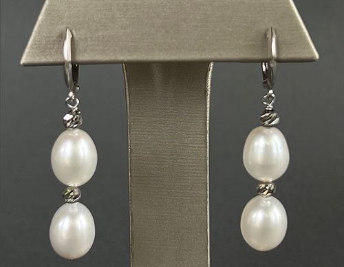 14K WHITE GOLD FRESH WATER PEARL