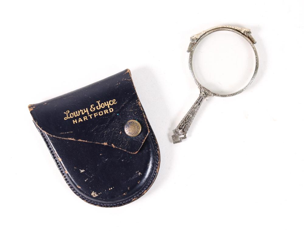 14K WHITE GOLD LORGNETTE