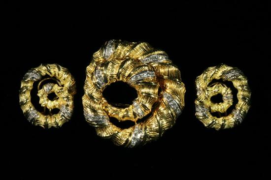 14K YELLOW AND GOLD AND DIAMOND