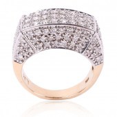 14K YELLOW AND WHITE GOLD MULT