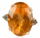 14K YELLOW GOLD 15 CARAT CITRI
