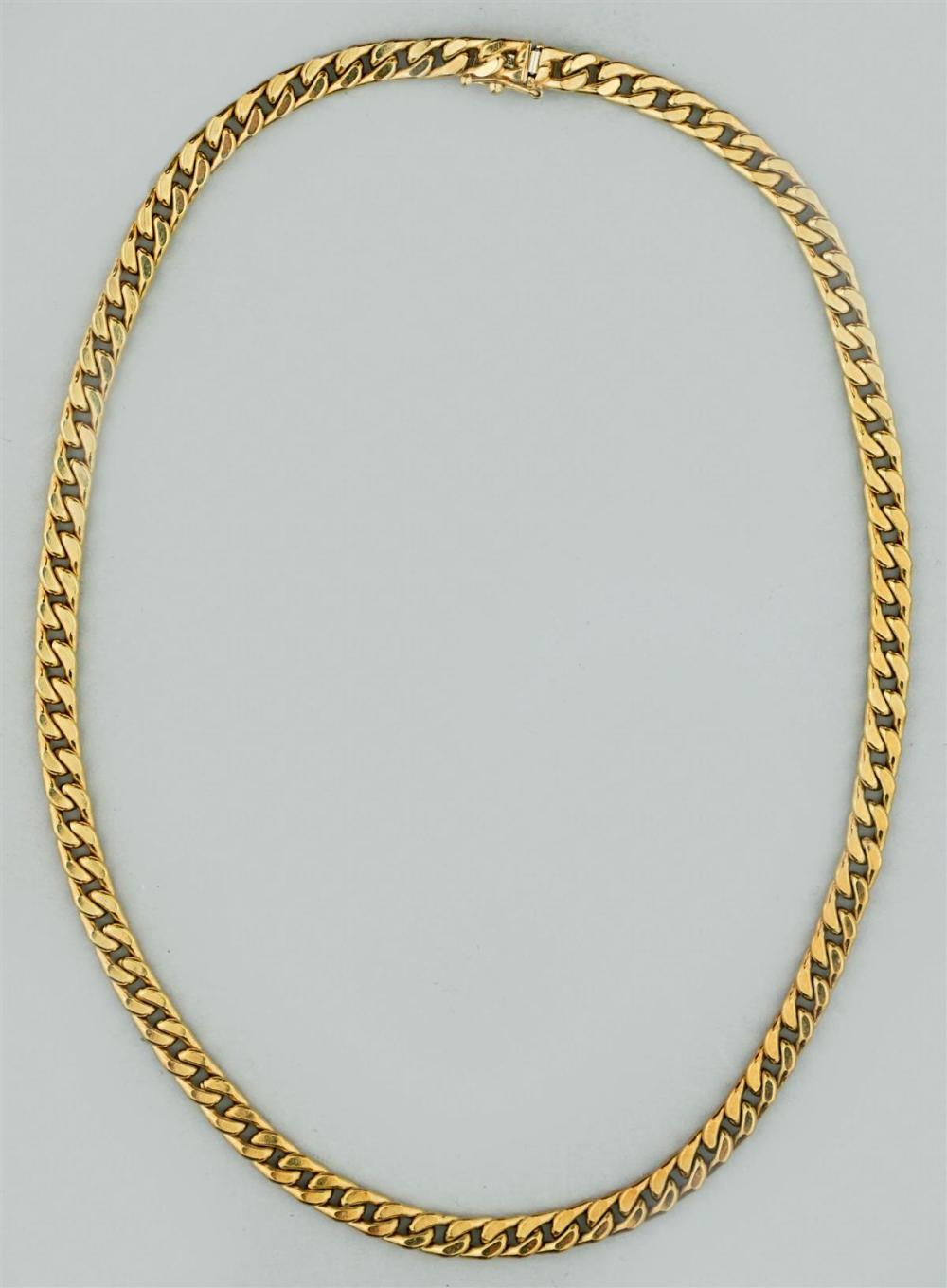 14K YELLOW GOLD 16 INCH CURB LINK