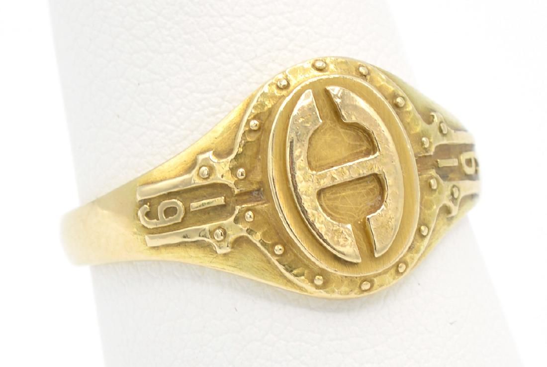 14K YELLOW GOLD  1919 "HARVARD"
