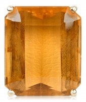 14K YELLOW GOLD 20 CARAT CITRI