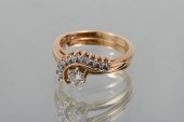 14K YELLOW GOLD .33 CTW DIAMON