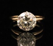 14K YELLOW GOLD 4.0 CARAT DIAM