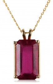 14K YELLOW GOLD 7.9 CARAT RUBE