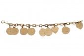 14K YELLOW GOLD ANCHOR LINK CH