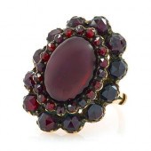 14K YELLOW GOLD AND BOHEMIAN G