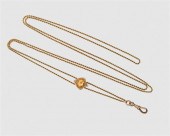 14K YELLOW GOLD AND CITRINE WA
