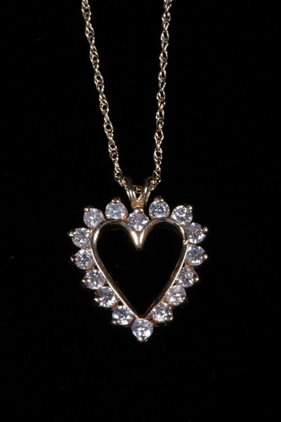 14K YELLOW GOLD AND DIAMOND