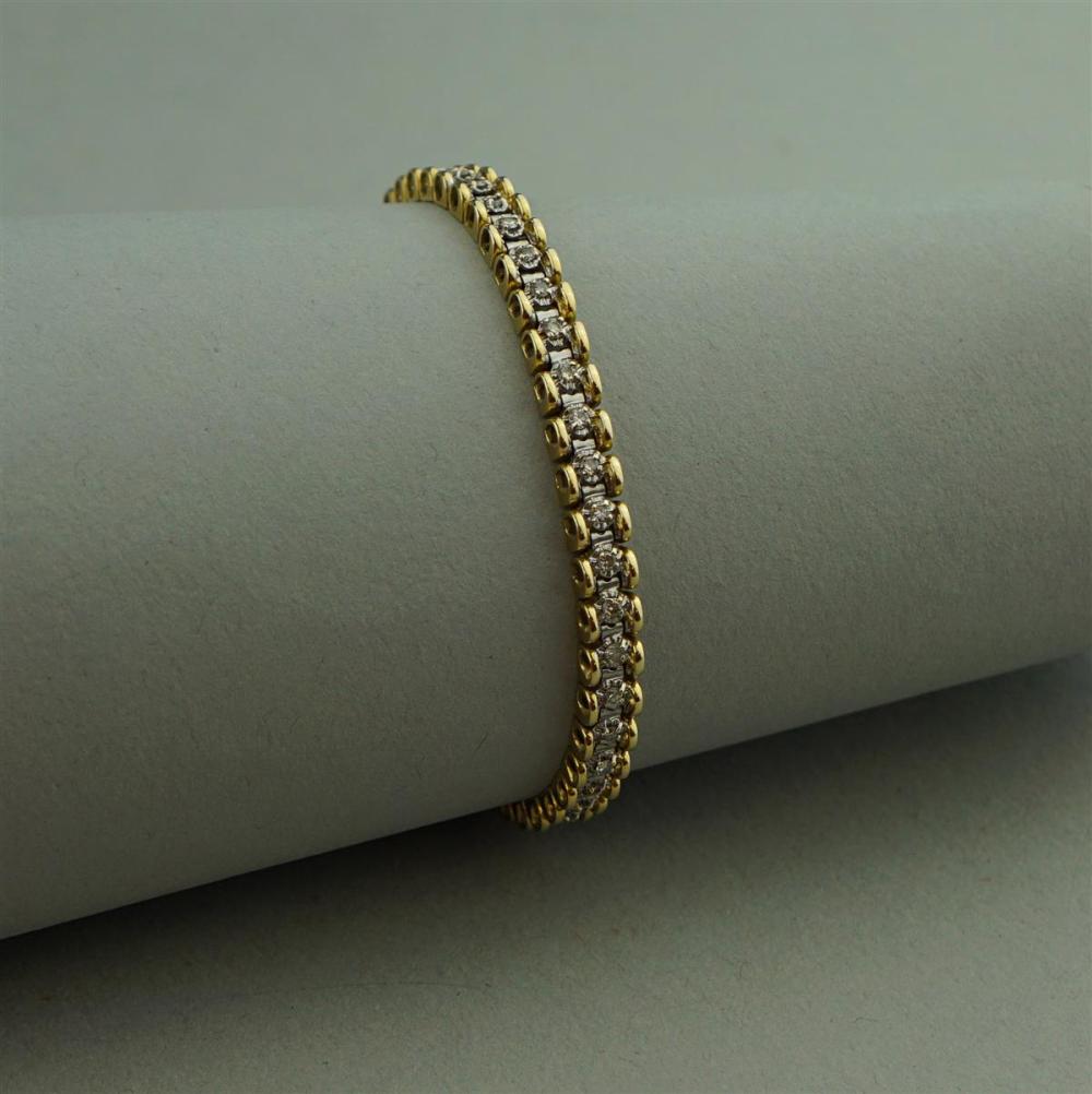 14K YELLOW GOLD AND DIAMOND