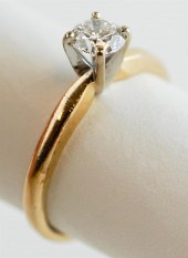 14K YELLOW GOLD AND DIAMOND SO
