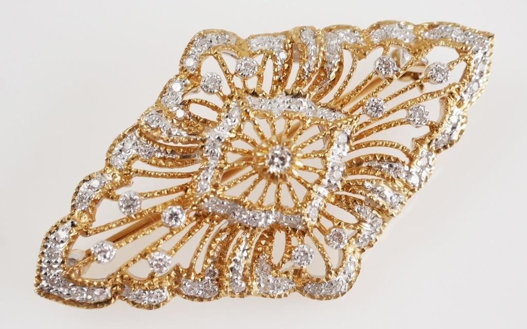14K YELLOW GOLD AND DIAMOND