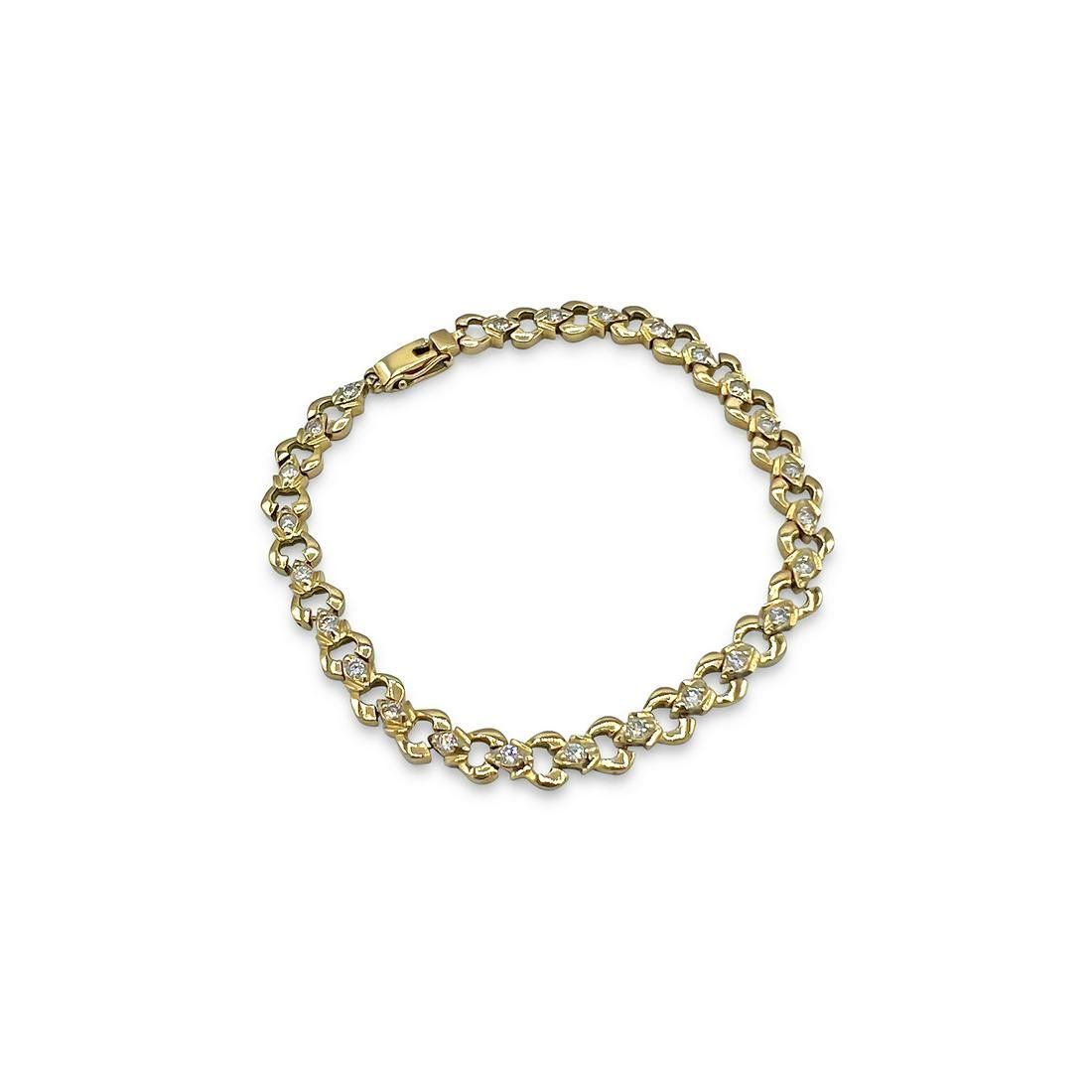 14K YELLOW GOLD AND DIAMOND