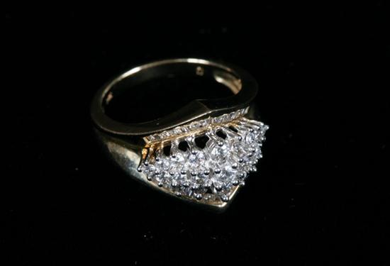 14K YELLOW GOLD AND DIMAOND