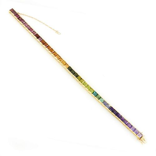 14K YELLOW GOLD AND NATURAL