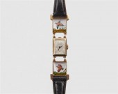 14K YELLOW GOLD AND REVERSE PA