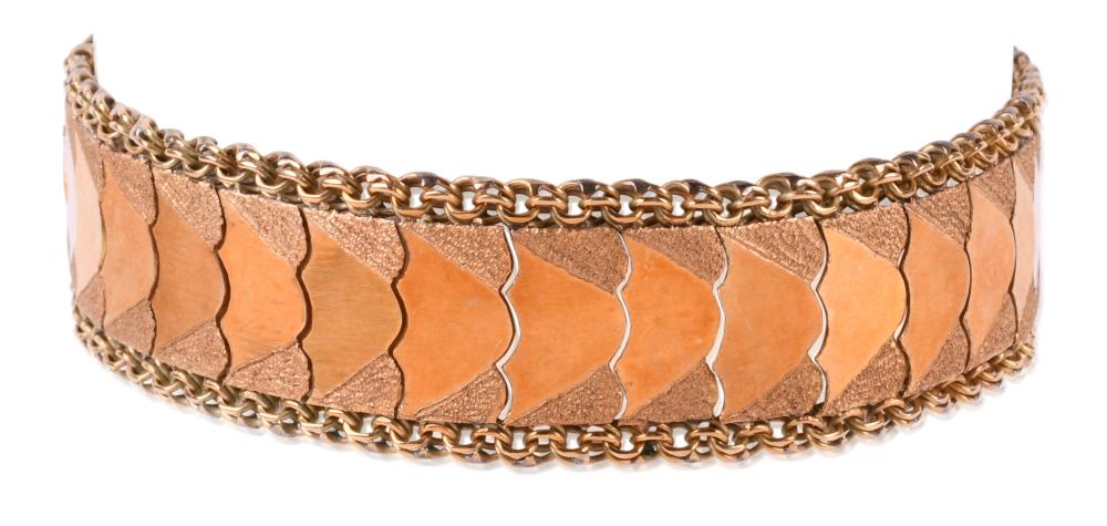 14K YELLOW GOLD ARTICULATED