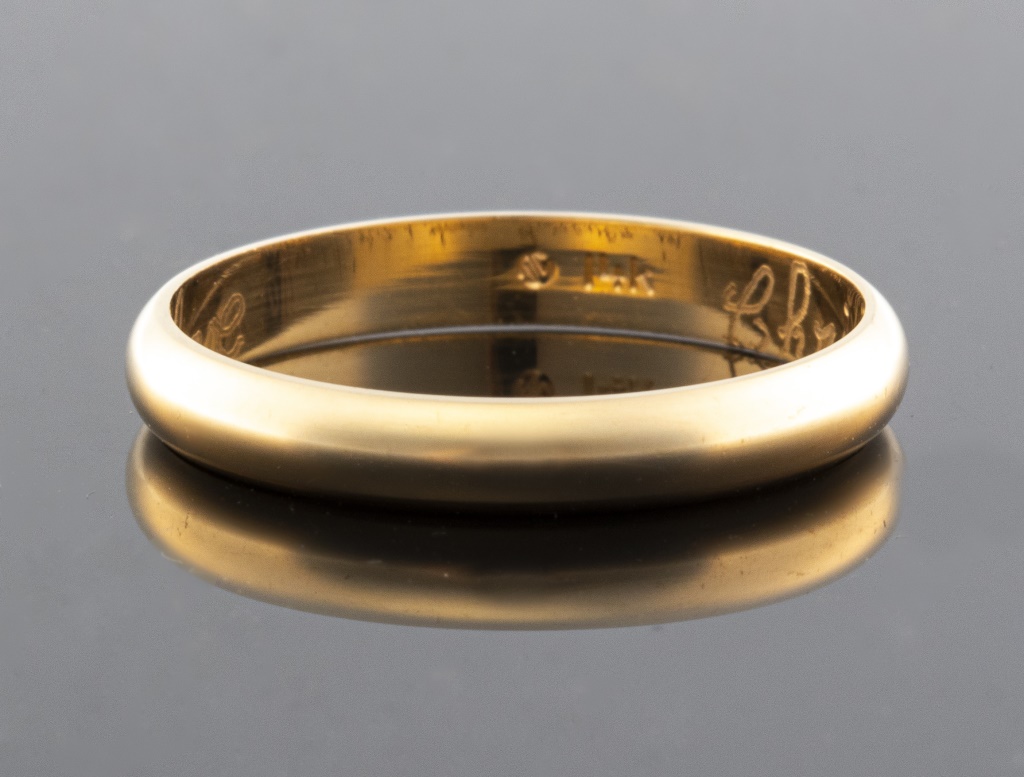 14K YELLOW GOLD BAND RING 14K
