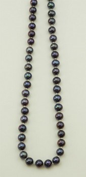 14K YELLOW GOLD BLACK FRESHWAT
