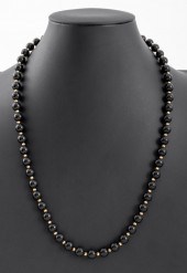14K YELLOW GOLD BLACK ONYX BEA