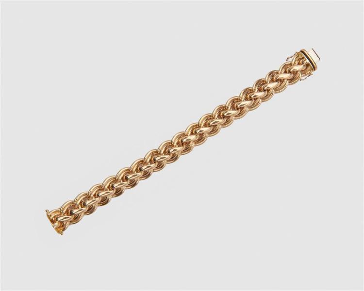 14K YELLOW GOLD BRACELET14K