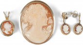 14K YELLOW GOLD CAMEO JEWELRY1