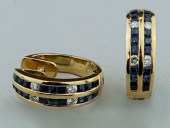 14K YELLOW GOLD, CEYLON SAPPHI