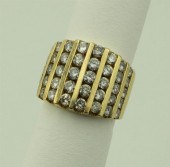 14K YELLOW GOLD CHANNEL SET DI