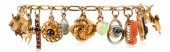 14K YELLOW GOLD CHARM BRACELET