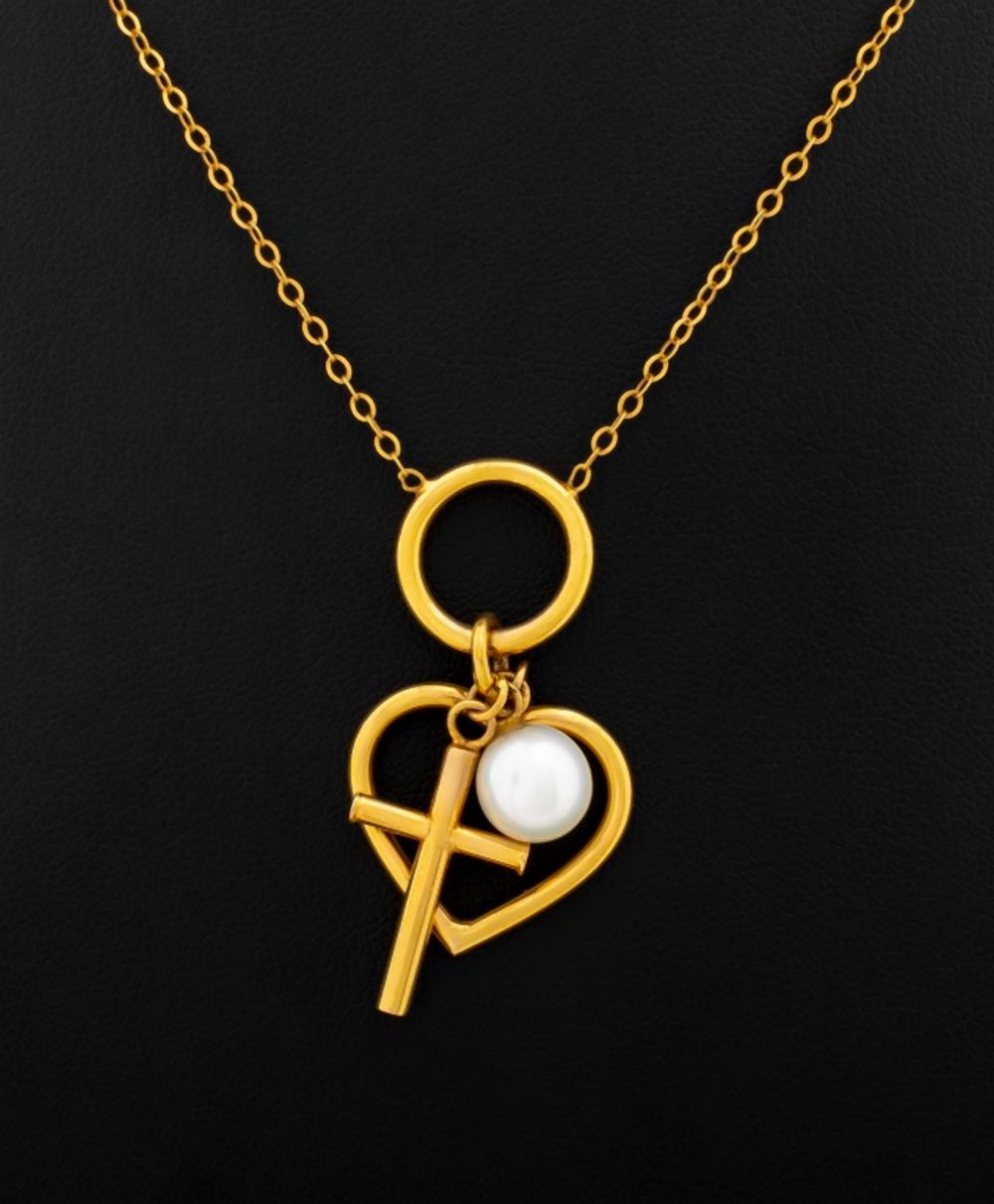 14K YELLOW GOLD CHARM PENDANT