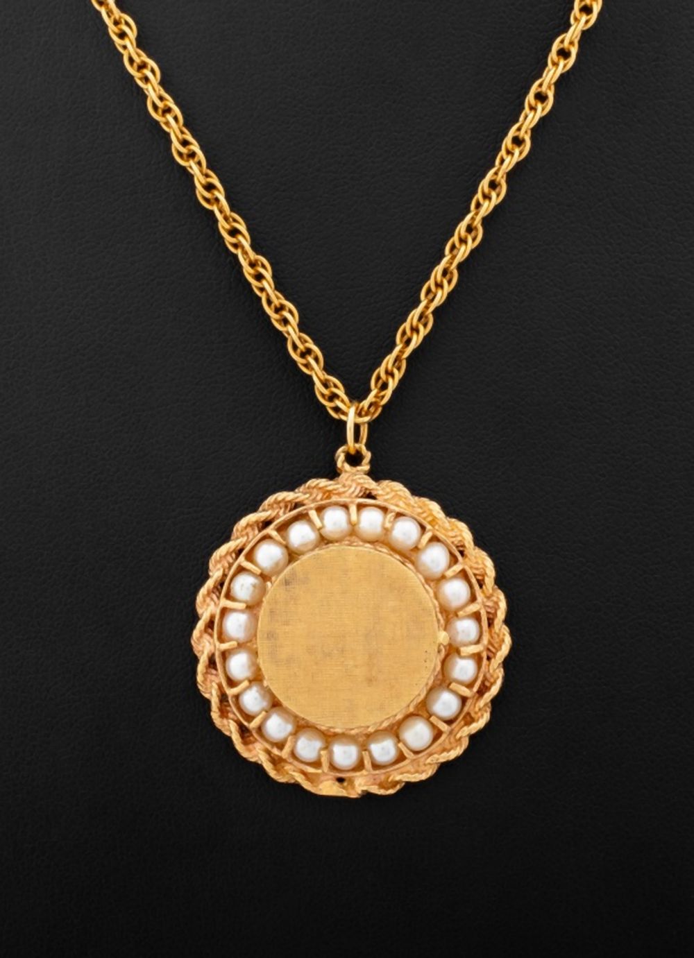 14K YELLOW GOLD & CULTURED PEARL