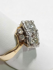 14K YELLOW GOLD & DIAMOND LADI
