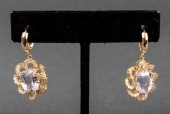 14K YELLOW GOLD DIAMOND & KUNZ