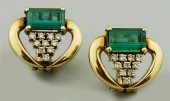 14K YELLOW GOLD DIAMOND AND VE