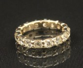 14K YELLOW GOLD DIAMOND ETERNI