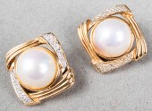 14K YELLOW GOLD DIAMOND MABE P