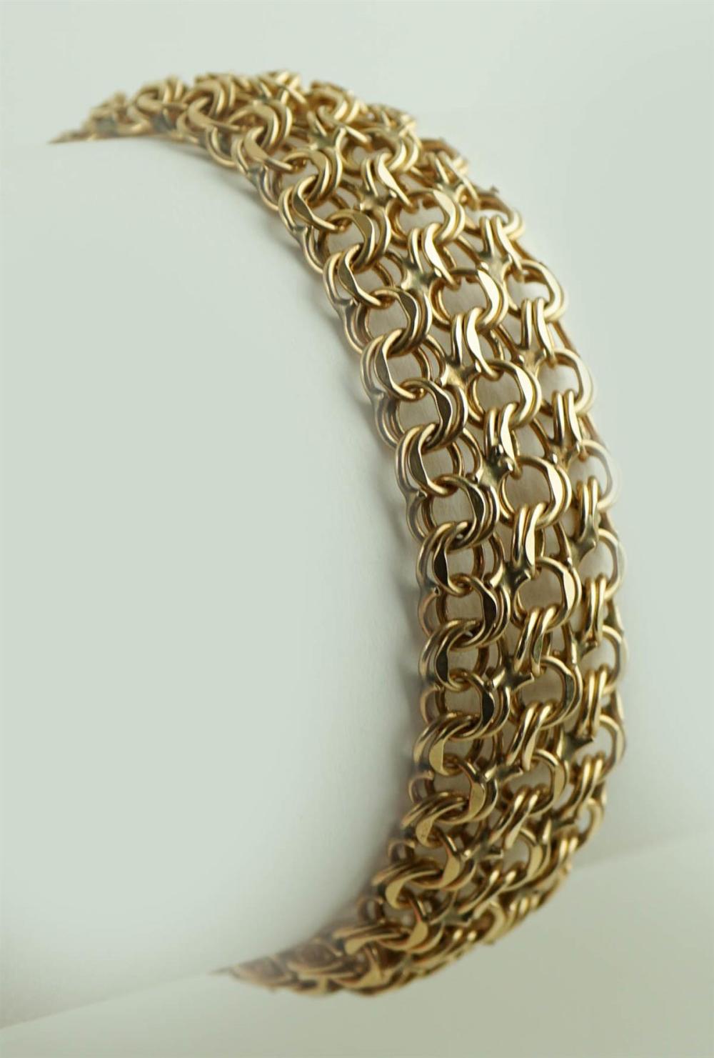 14K YELLOW GOLD FLEXIBLE LINK
