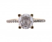 14K YELLOW GOLD GEMSTONE RING,