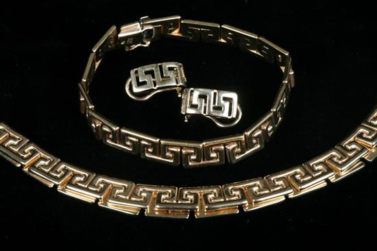 14K YELLOW GOLD GREEK KEY DESIGN