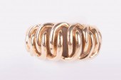 14K YELLOW GOLD INTERWOVEN LOO