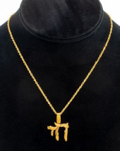 14K YELLOW GOLD JUDAICA CHAI P