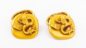 14K YELLOW GOLD MEDIEVAL REVIV