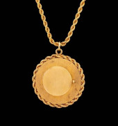 14K YELLOW GOLD MEMENTO PENDAN