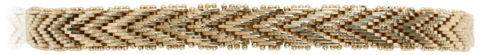 14K YELLOW GOLD MESH BRACELET